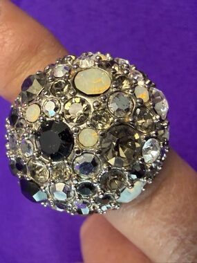 Park Lane Mesmerized Ring Size 8 Crystal Statement Ring Retired Retail $156